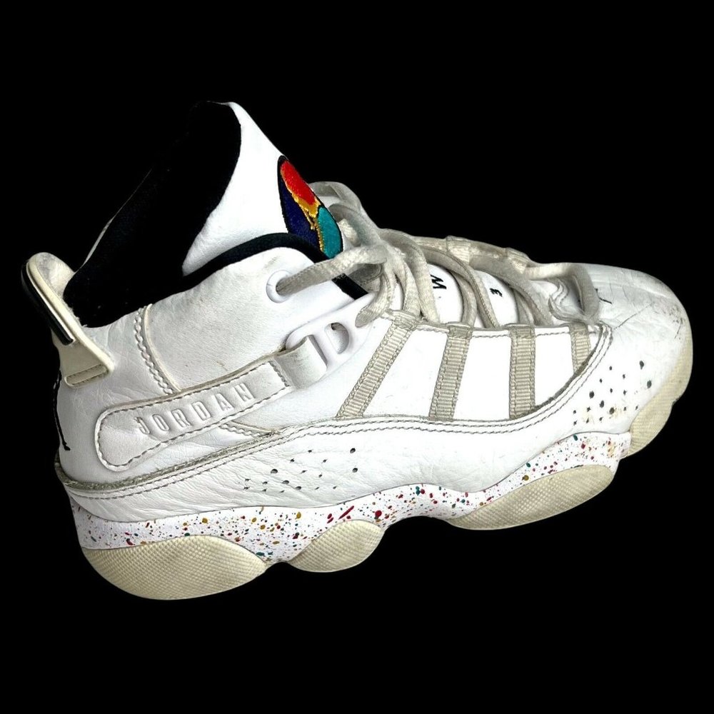 Nike Air Jordan Six Rings Confetti 323432-100 Boy's Athletic Shoes Size 13C